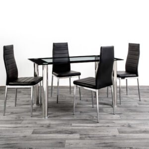 TP1374 W7- Camel, Glass Dining Table Only