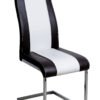 ZEN BLKWHITE W7- Zen, 2x Dining Chair Only