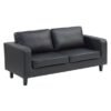 Id-Box-3-Seater-Sofa-Black Ww- Faux Leather Box Sofa