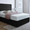 Wa- ( Choose Your Colour ) Divan Base+Matching HeadBoard+Mattress - Non-Storage