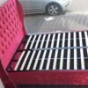 Small Double, Wings Fabric, Ottoman Bedframe+ZigZag Wings, 4'