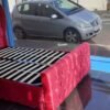 Small Double, Wings Fabric, Ottoman Bedframe+ZigZag Wings, 4'