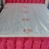 Small Double, Wings Fabric, Ottoman Bedframe+ZigZag Wings, 4'