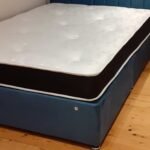Double, Economy, Medium Soft, Divan Base+2 Drawers Only, 4'6"