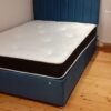 Double, Economy, Medium Soft, Divan Base+24″ Lines Headboard, 4'6"