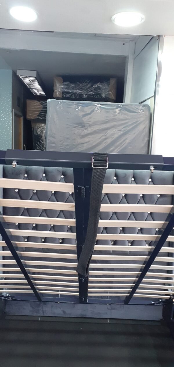 20231222_142151 Small Double, Wings Fabric, Ottoman Bedframe+ Straight Wings, 4'